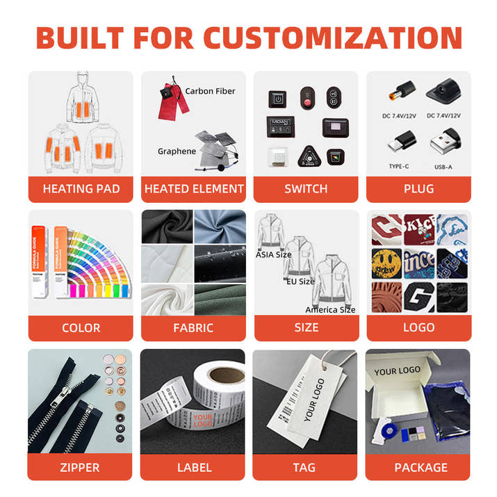 Zimowa Kurtka Ogrzewana Unisex TM