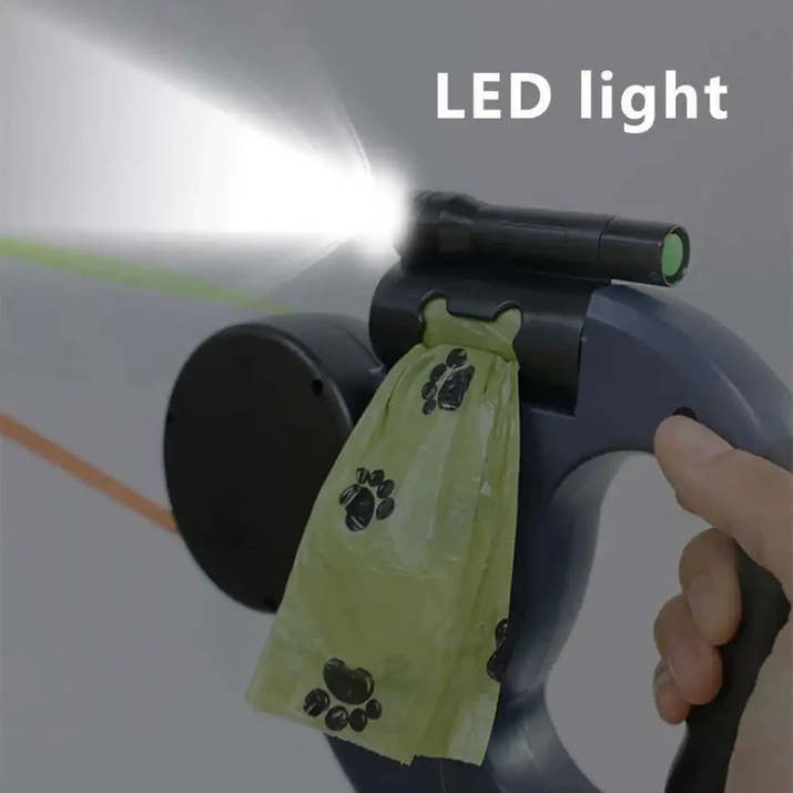 Innowacyjna smycz automatyczna dla dwóch psów